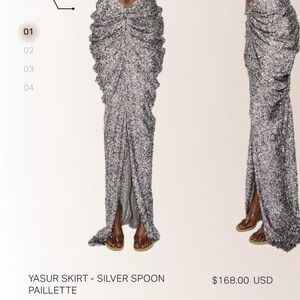 Silver Spoon Sequin Maxi Skirt